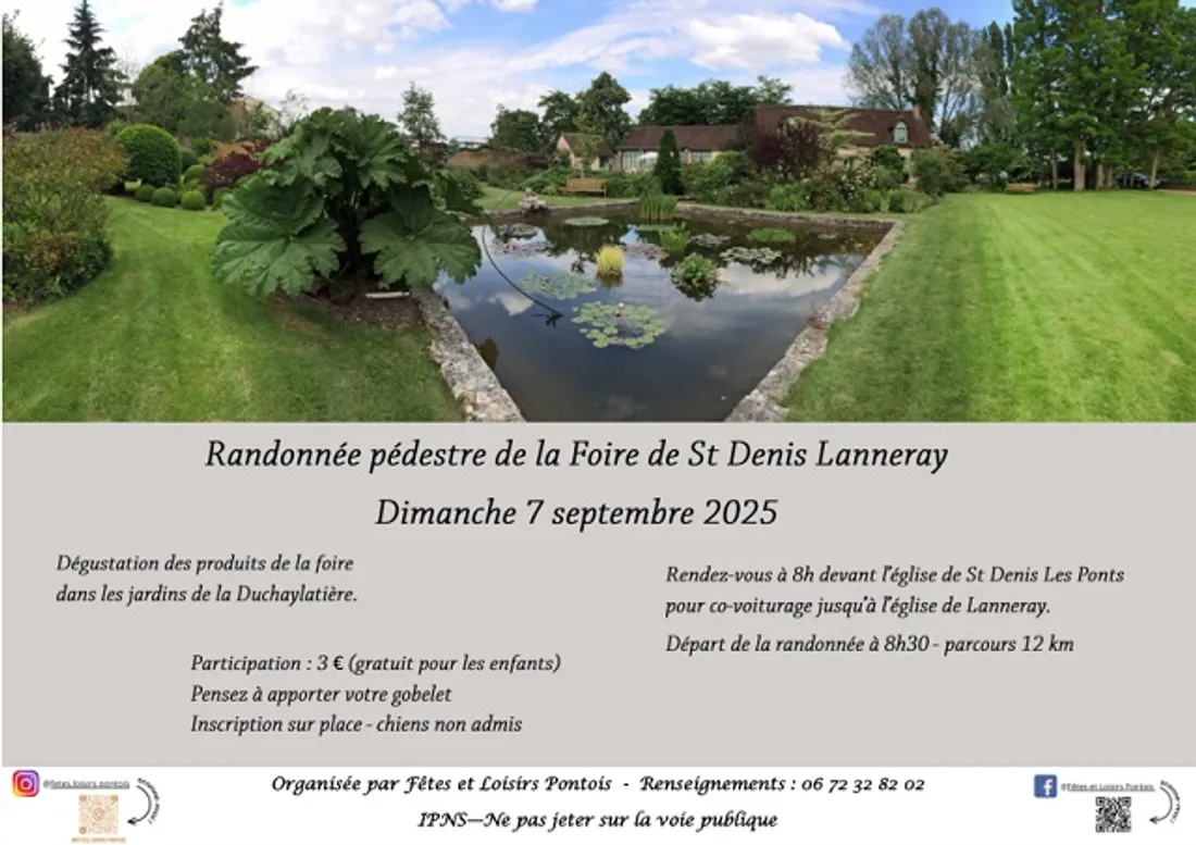 SAINT-DENIS-LANNERAY - Randonnée pédestre de la foire