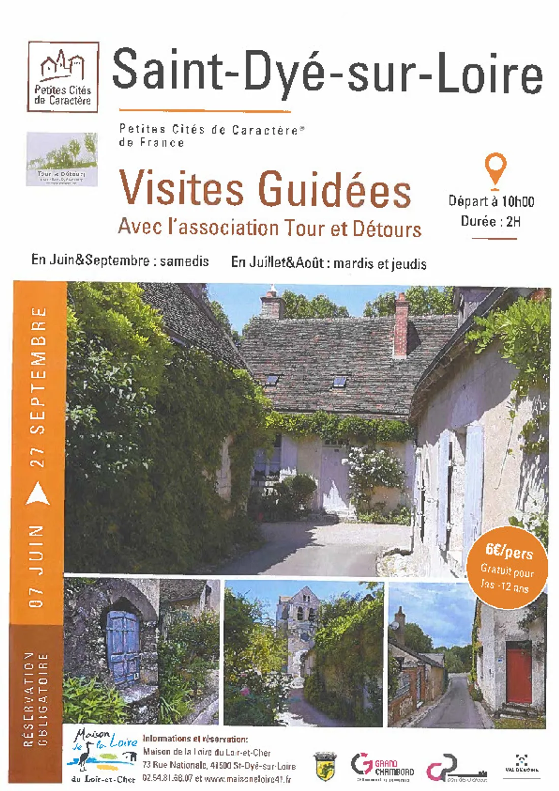 SAINT-DYÉ-SUR-LOIRE (41) - Visite guidée