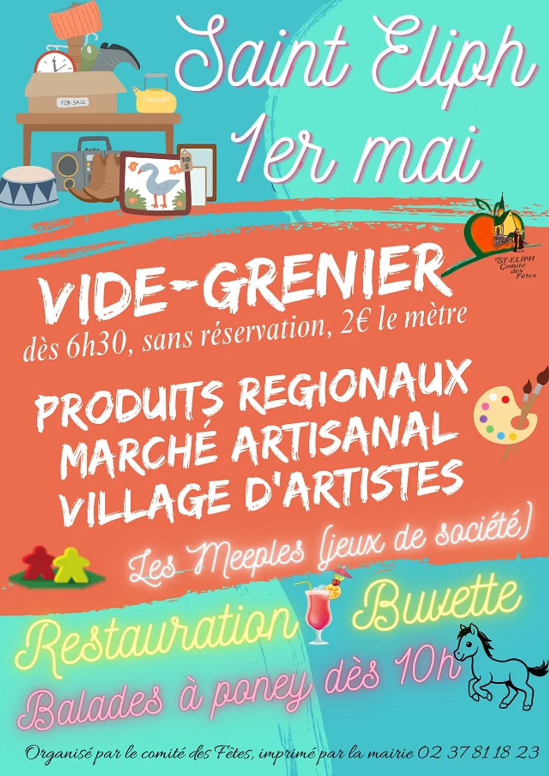 SAINT-ÉLIPH – Vide-greniers, marché artisanal, village d'artistes