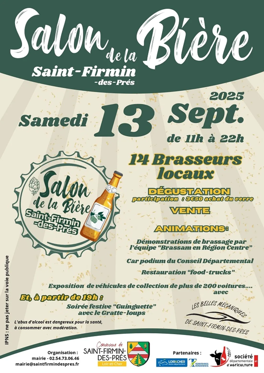 SAINT-FIRMIN-DES-PRÉS (41) - Salon de la bière