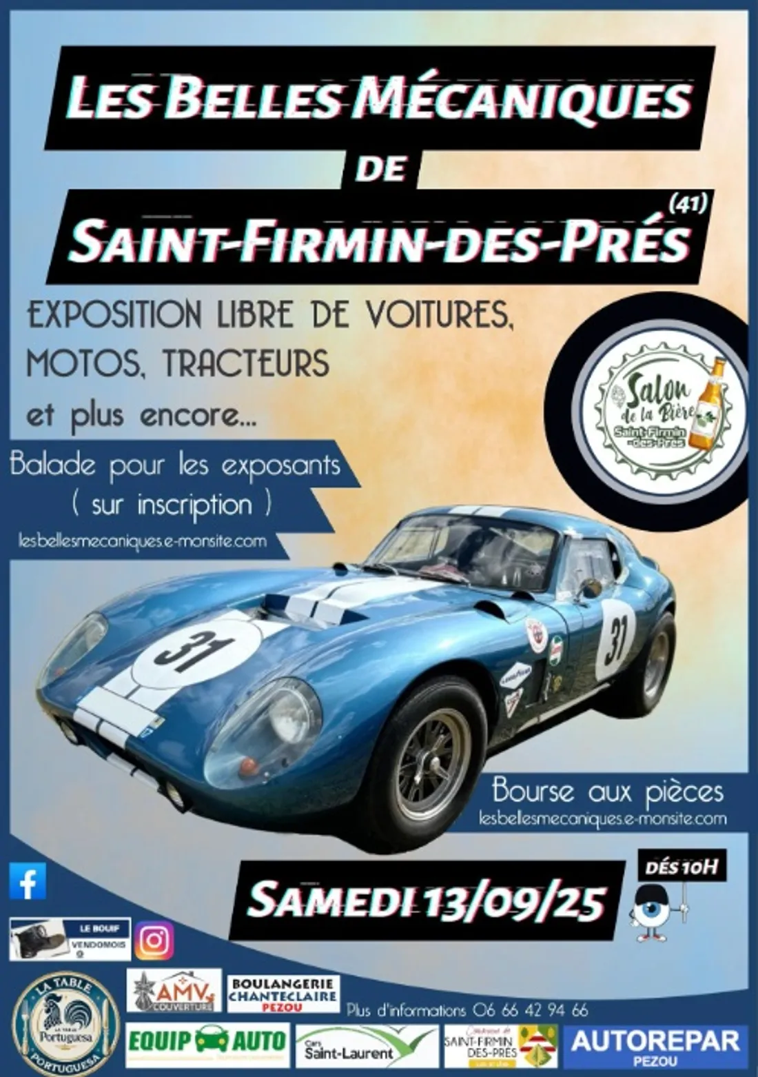 SAINT-FIRMIN-DES-PRÉS (41) - Les Belles Mécaniques de Saint-Firmin-des-Prés