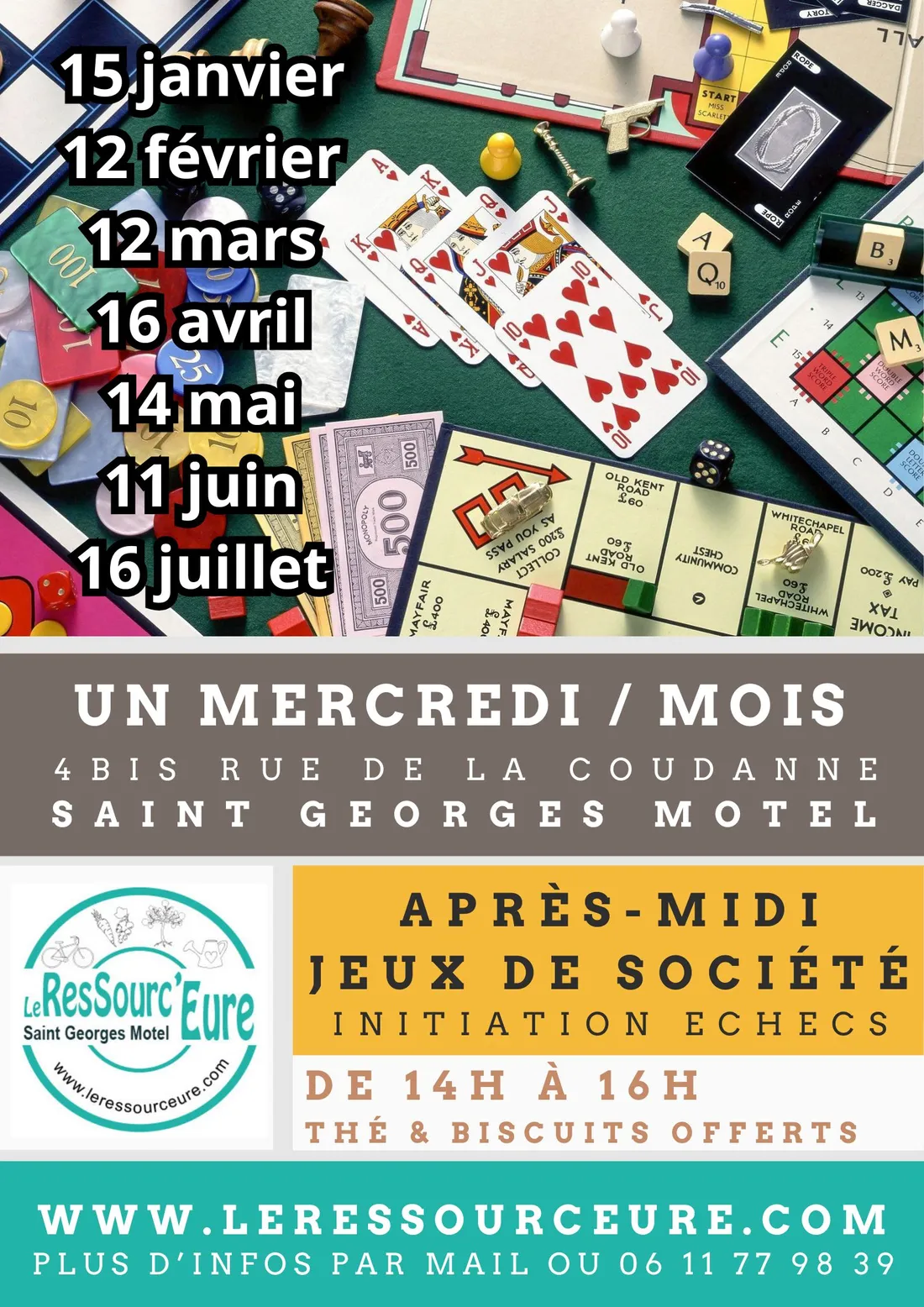 SAINT-GEORGES-MOTEL (27) - Après-midi Jeux de société