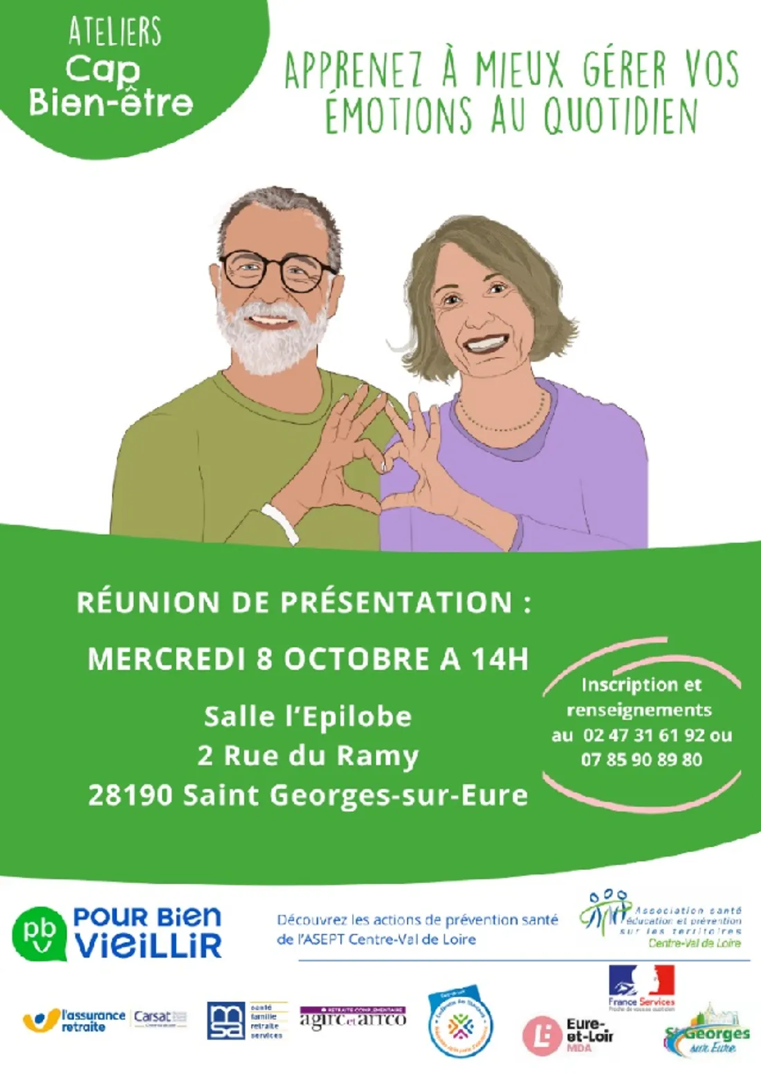SAINT-GEORGES-SUR-EURE - Réunion de présentation des ateliers Cap Bien Être