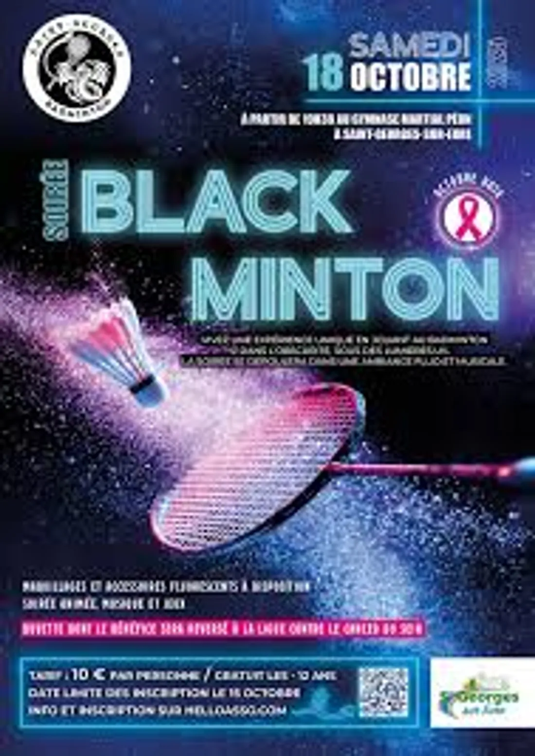 SAINT-GEORGES-SUR-EURE - Soirée Blackminton