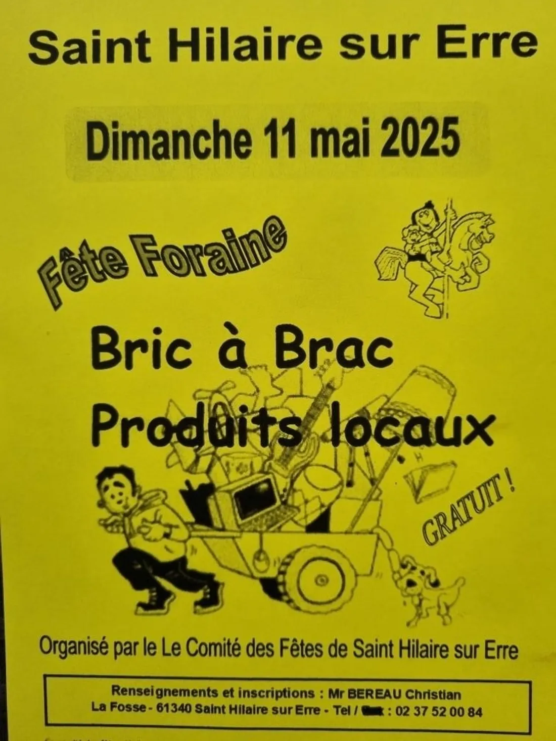 SAINT-HILAIRE-SUR-ERRE (61) - Vide-greniers du comité des fêtes