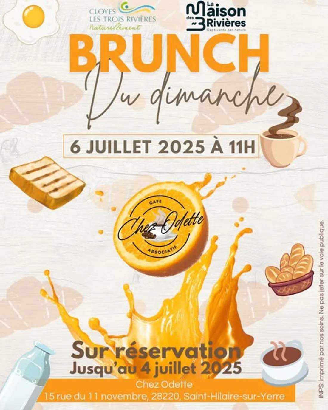SAINT-HILAIRE-SUR-YERRE - Brunch du dimanche