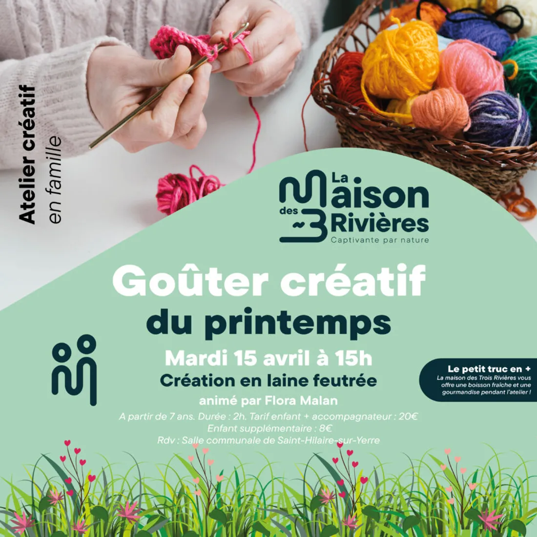 SAINT-HILAIRE-SUR-YERRE - Goûter créatif de printemps