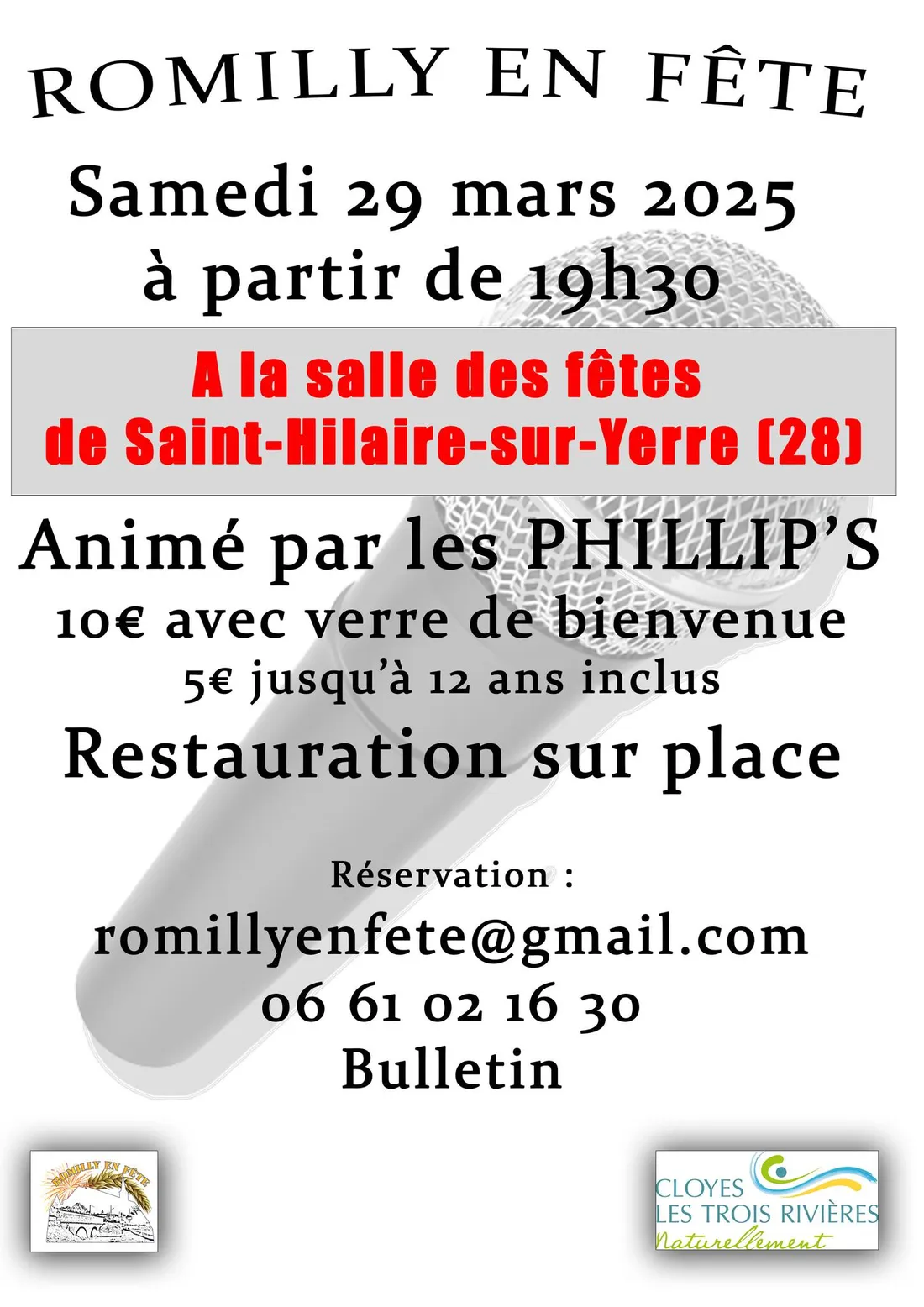 SAINT-HILAIRE-SUR-YERRE - Soirée karaoké de Romilly en Fête