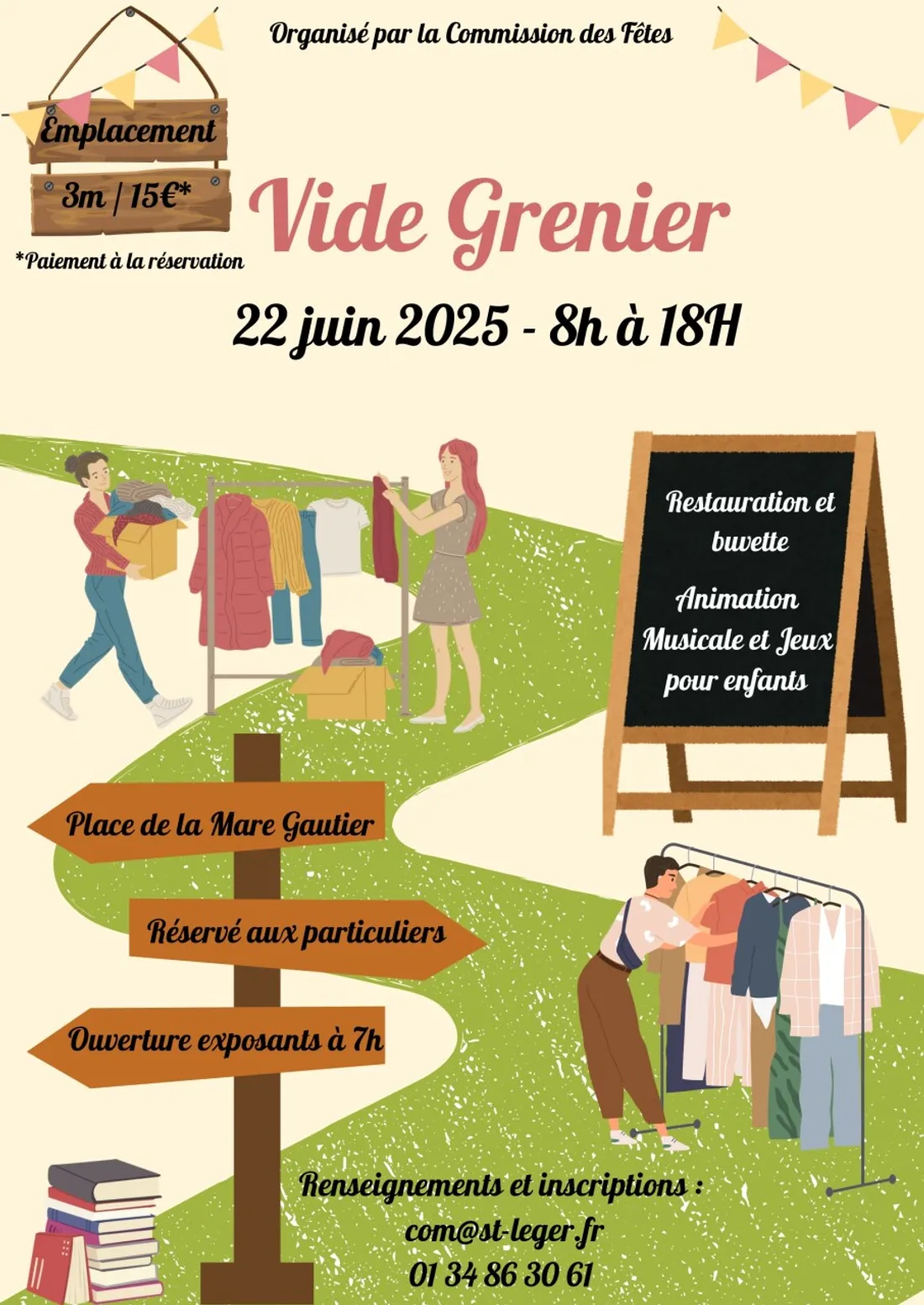 SAINT-LÉGER-EN-YVELINES (78) - Vide-greniers de la commission des fêtes