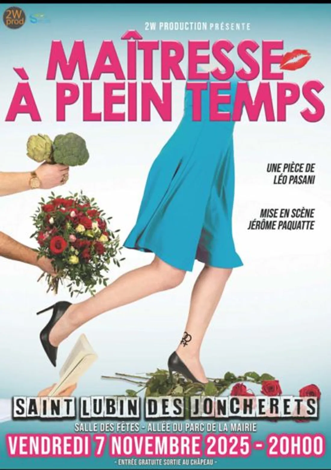 SAINT-LUBIN-DES-JONCHERETS - Théâtre : Maîtresse à plein temps