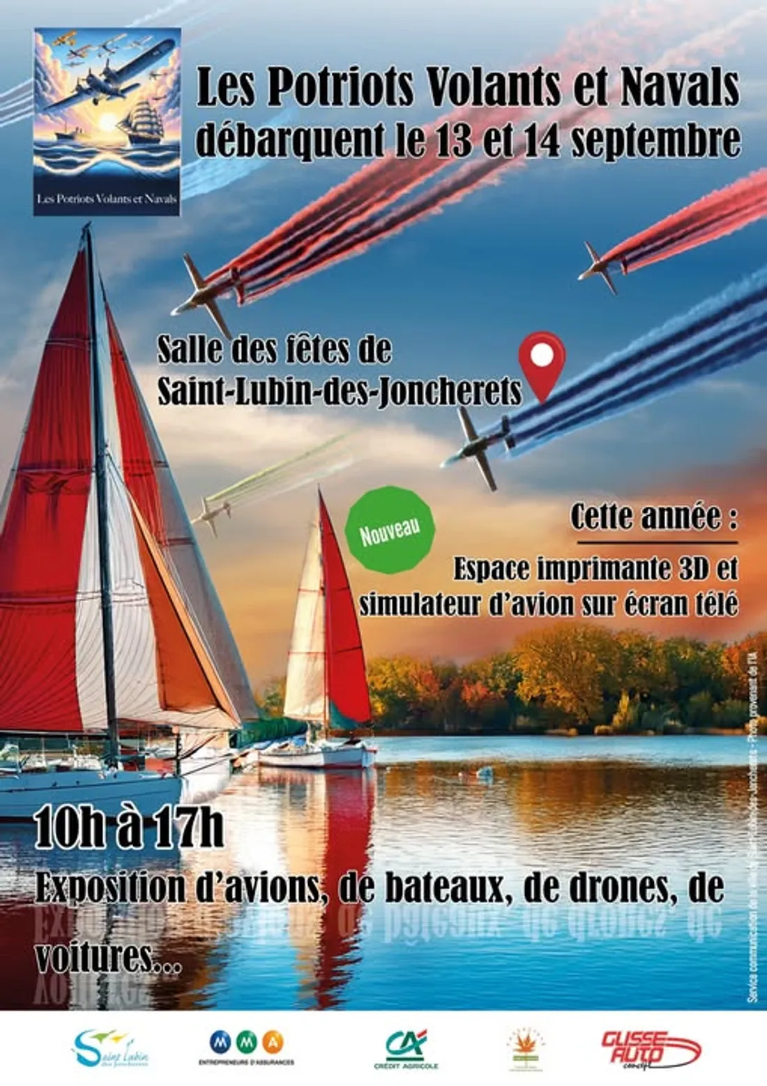 SAINT-LUBIN-DES-JONCHERETS - Débarquement des Potriots volants et navals