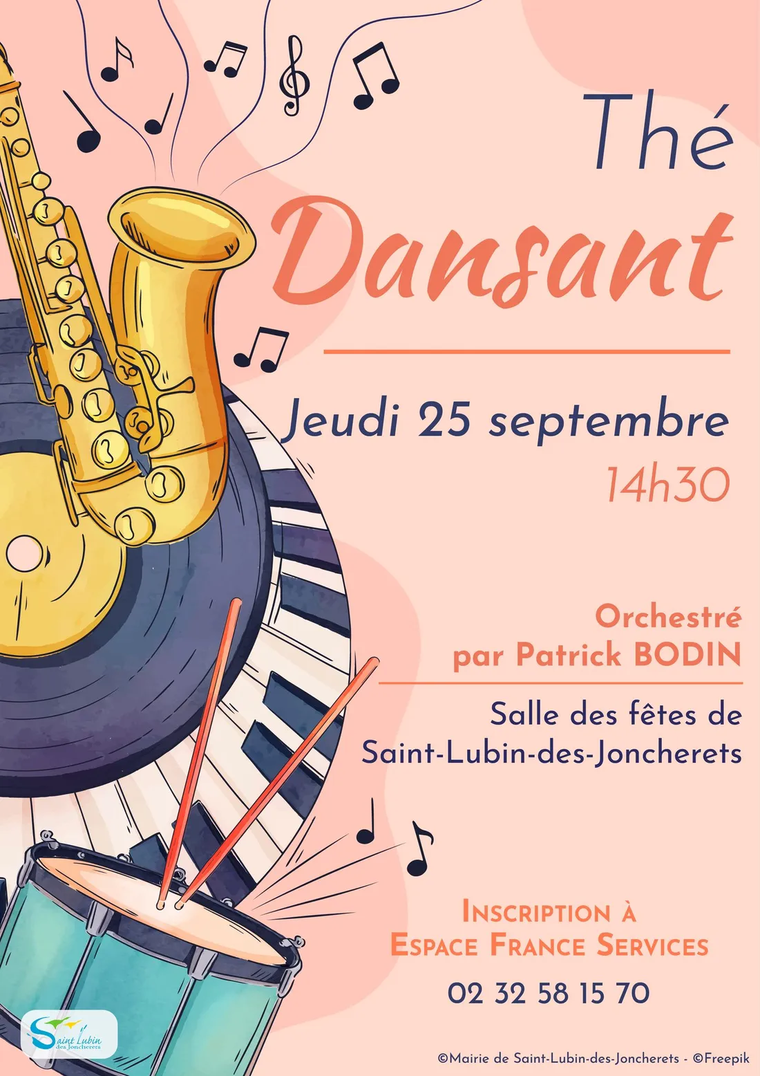 SAINT-LUBIN-DES-JONCHERETS - Thé dansant avec Patrick Bodin