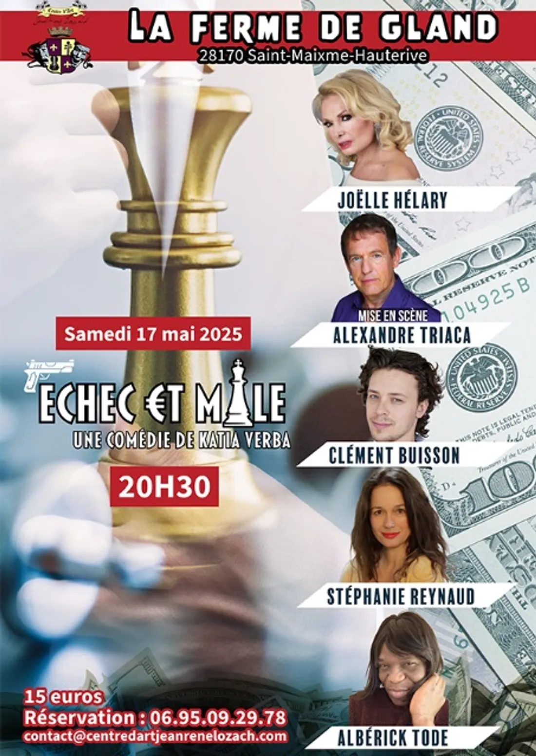 SAINT-MAIXME-HAUTERIVE - Théâtre : Echec et Mâle