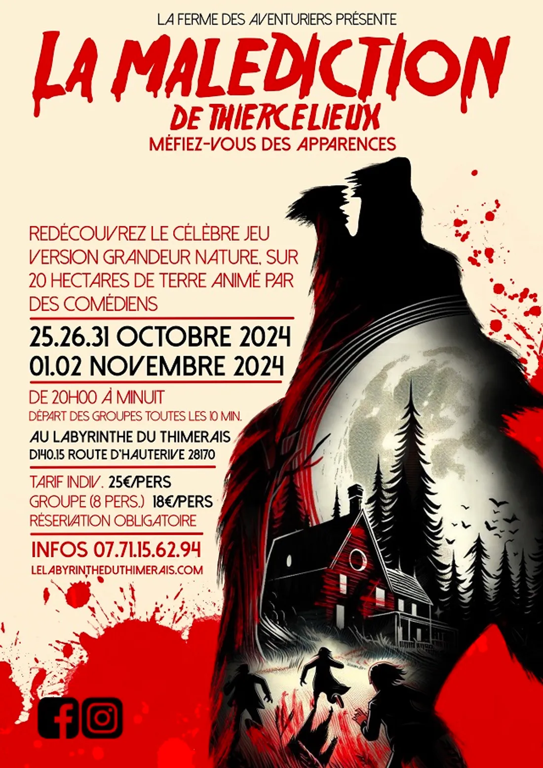 SAINT-MAIXME-HAUTERIVE - Halloween : La Malédiction de Thiercelieux