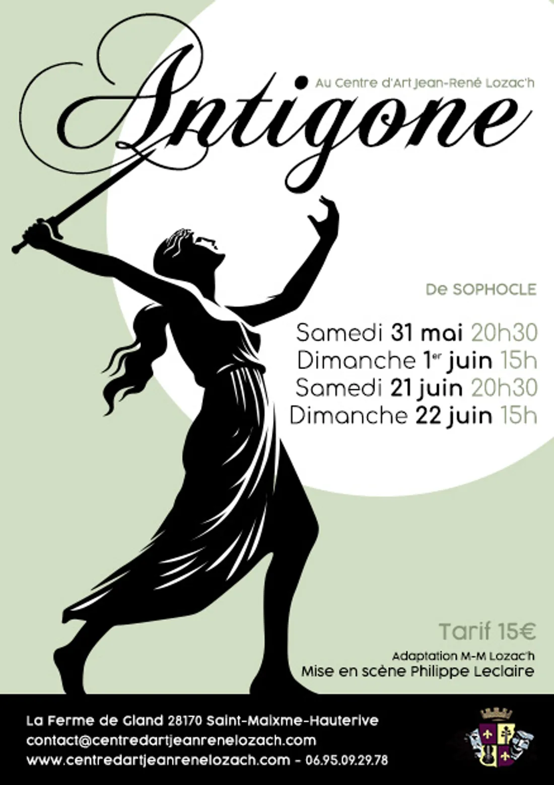 SAINT-MAIXME-HAUTERIVE - Théâtre : Antigone