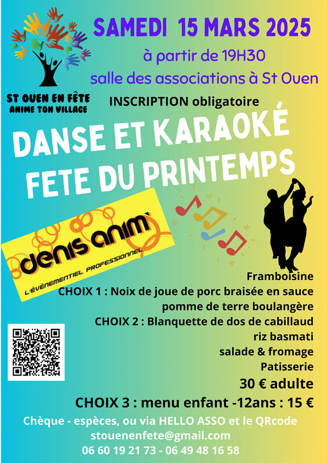 SAINT-OUEN (41) - Danse et karaoké de Saint-Ouen en Fête