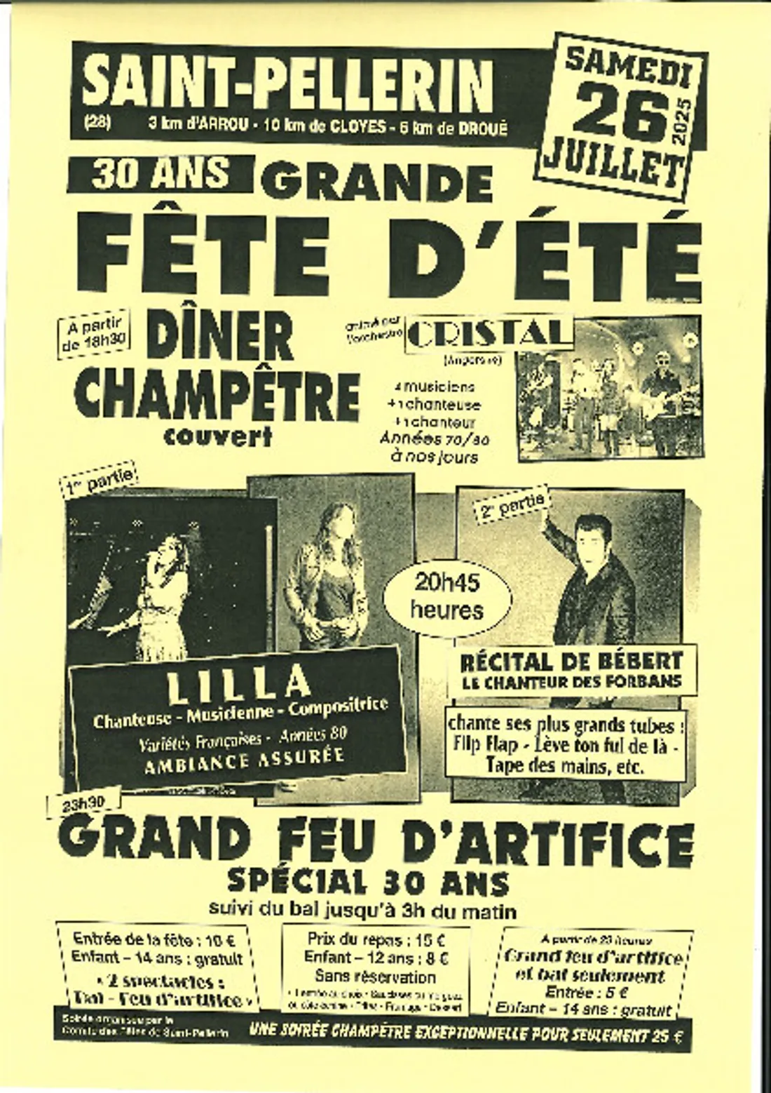 SAINT-PELLERIN - 30 ans de la Grande Fête d'été