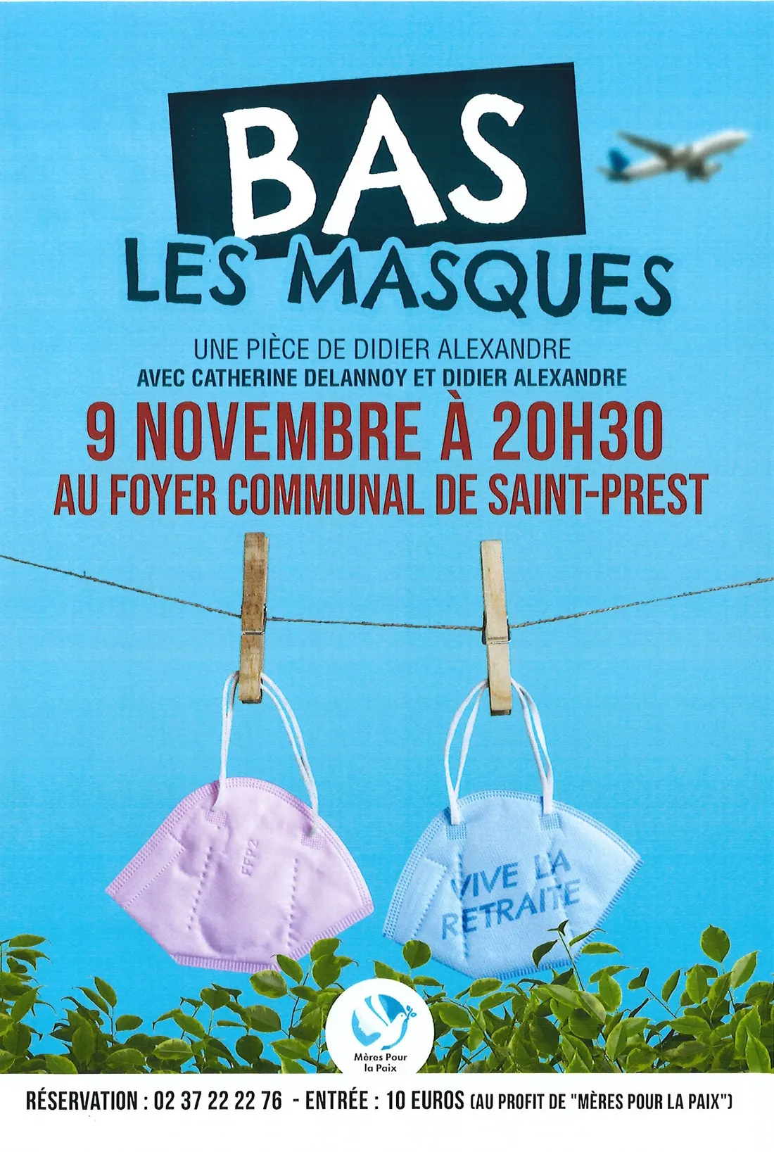 SAINT-PREST - Théâtre : Bas les masques