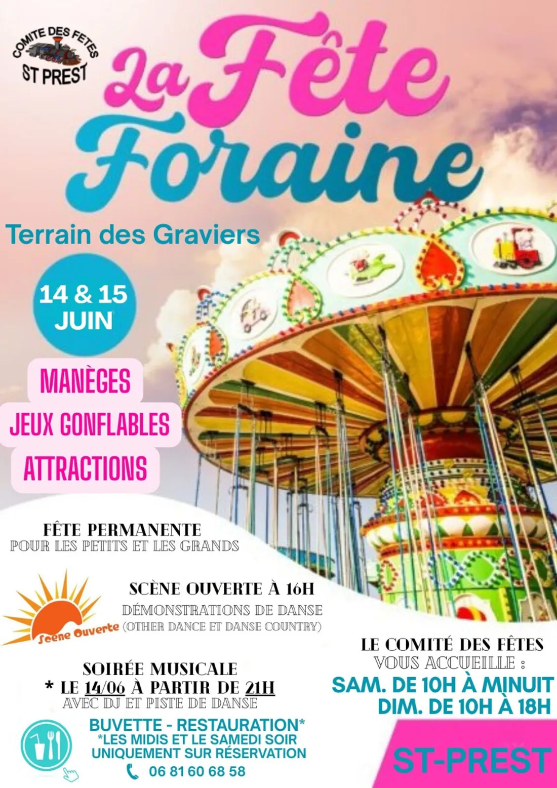 SAINT-PREST - LA Fête foraine du comité des fêtes