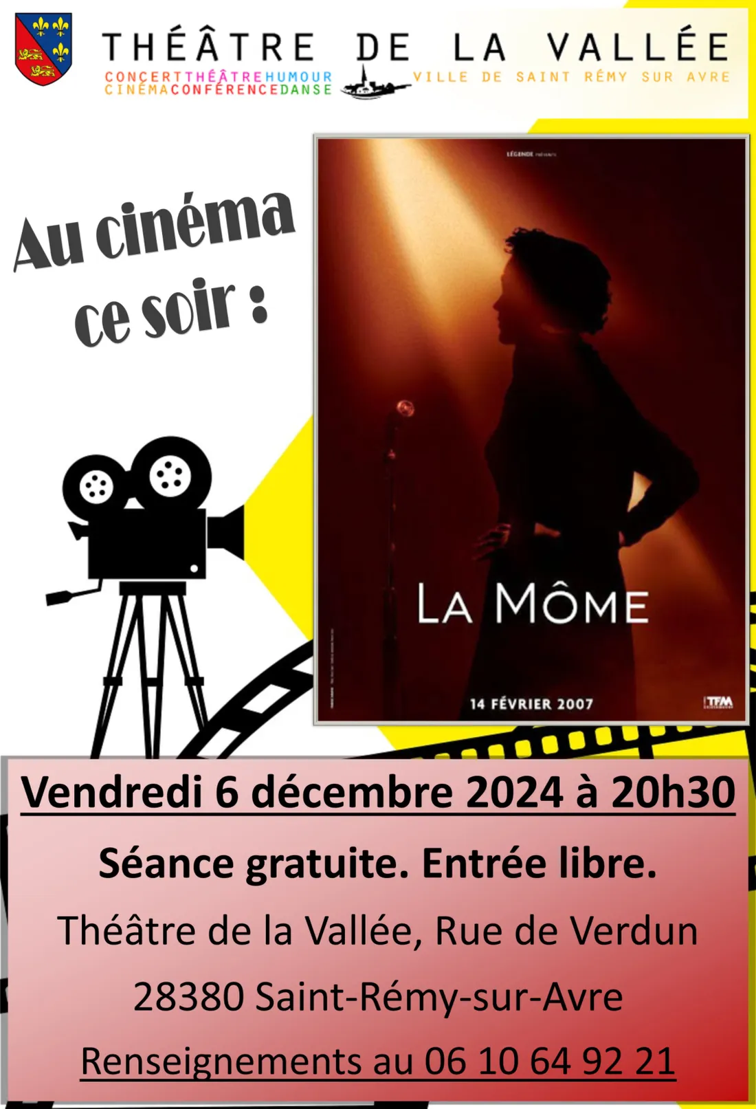 SAINT-RÉMY-SUR-AVRE - Cinéma : La Môme