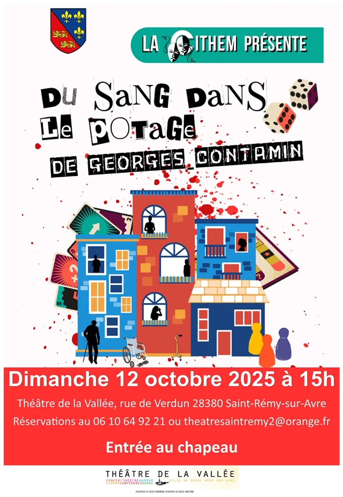 SAINT-RÉMY-SUR-AVRE - Théâtre : Du sang dans le potage