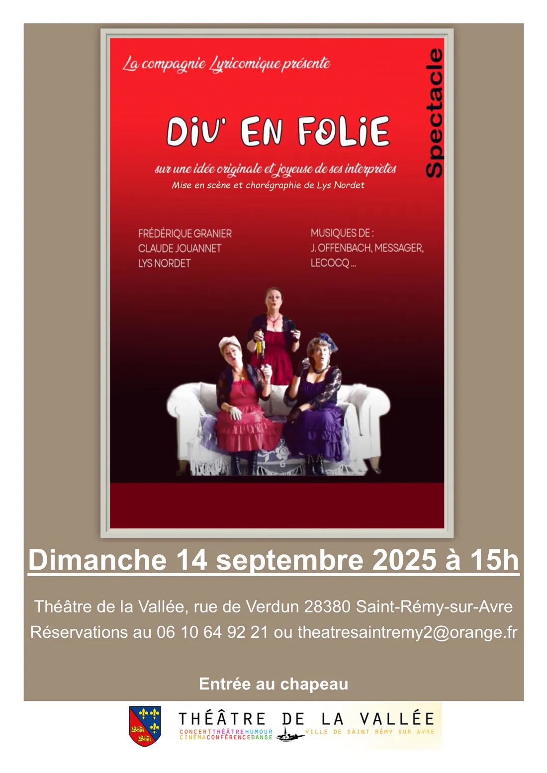 SAINT-RÉMY-SUR-AVRE - Spectacle : Div'en Folie