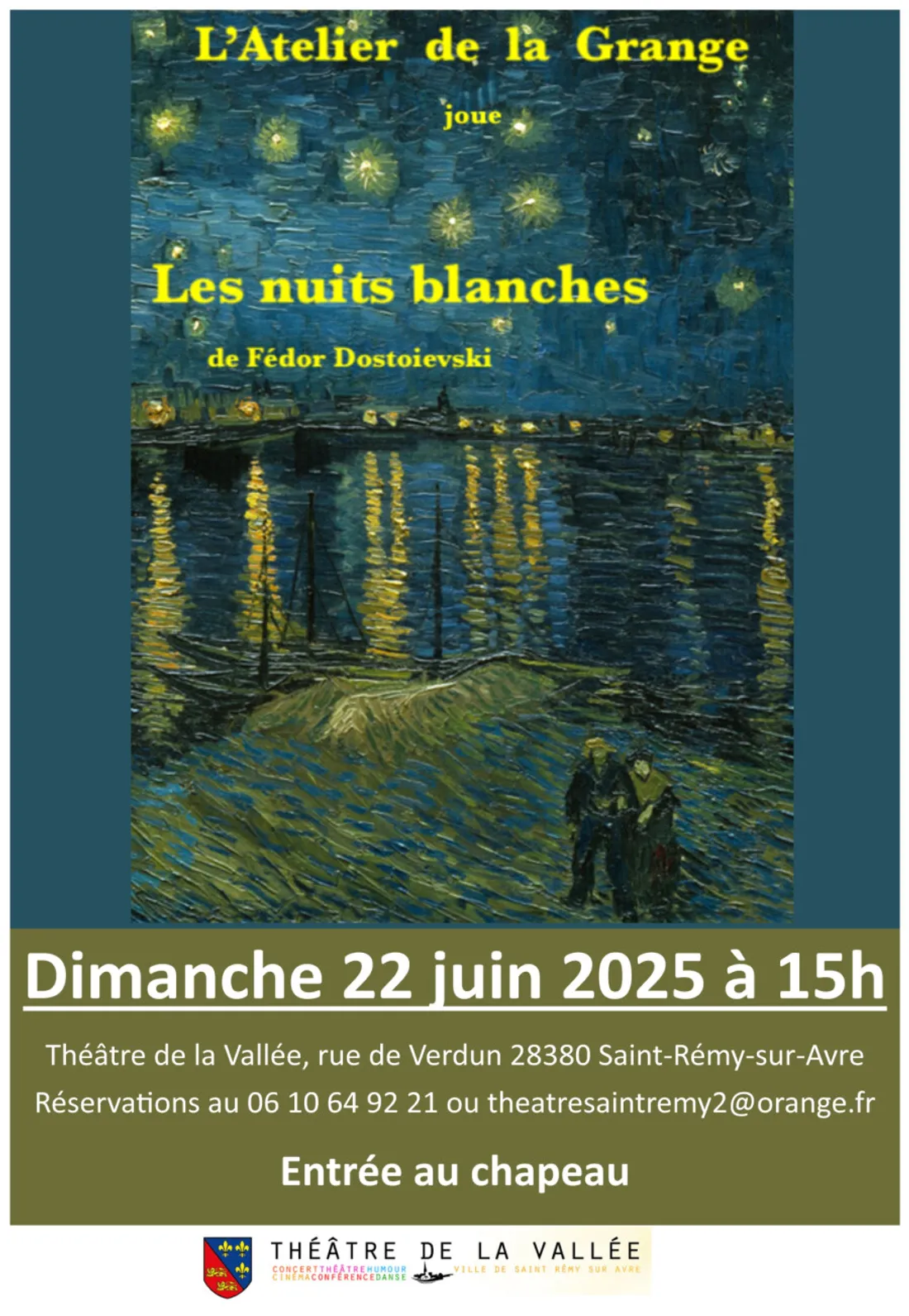 SAINT-RÉMY-SUR-AVRE - Théâtre : Les nuits blanches