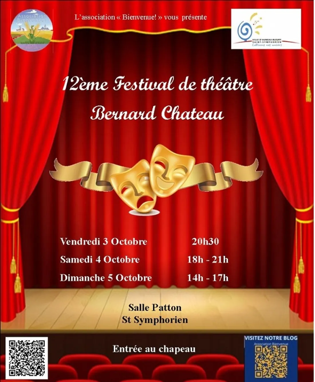 SAINT-SYMPHORIEN-LE-CHÂTEAU - Festival de Théâtre Bernard Château