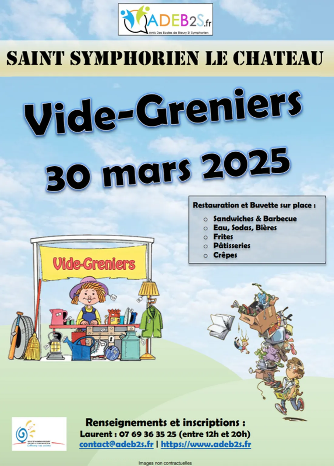 SAINT-SYMPHORIEN-LE-CHÂTEAU - Vide-greniers des Amis des écoles