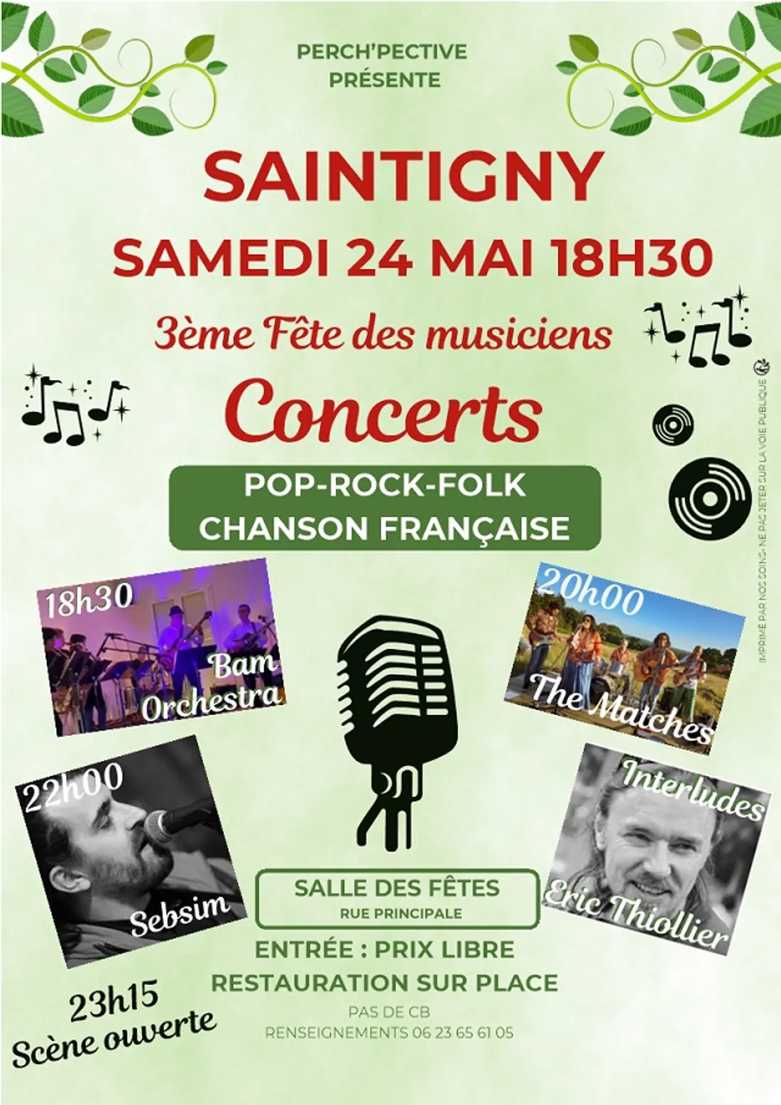 SAINT-DENIS-D'AUTHOU - 3e Fête des musiciens