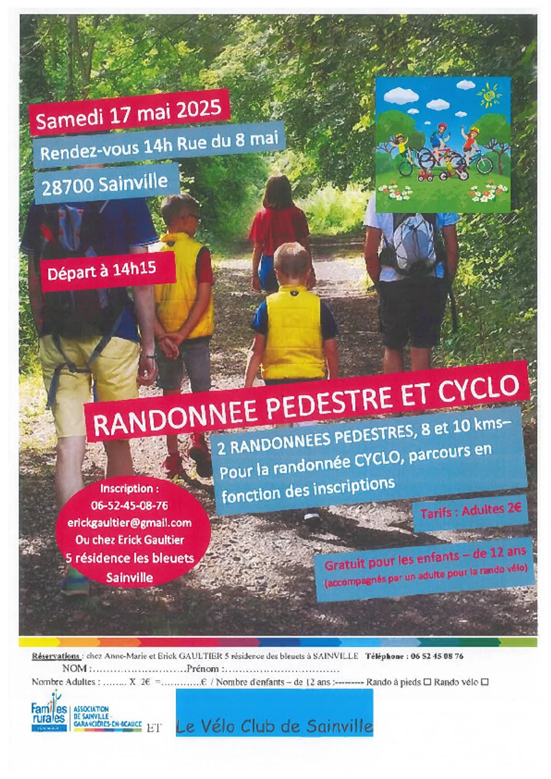SAINVILLE - Randonnée pédestre et cyclo