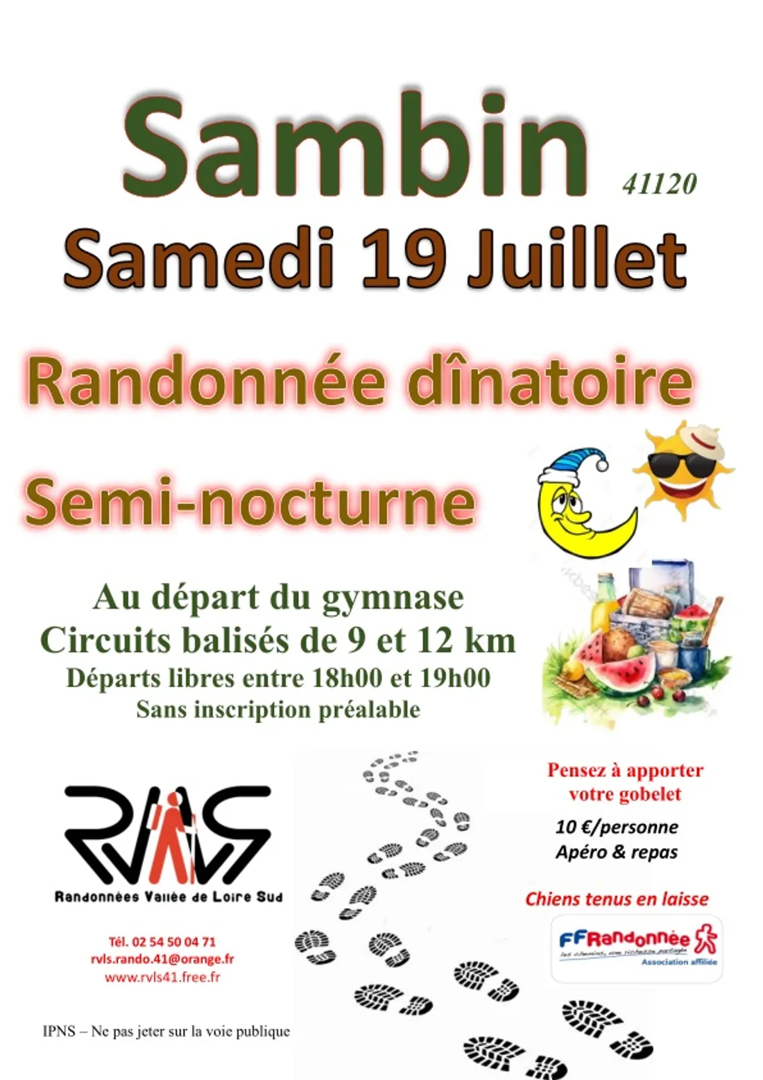 SAMBIN (41) - Randonnée dînatoire