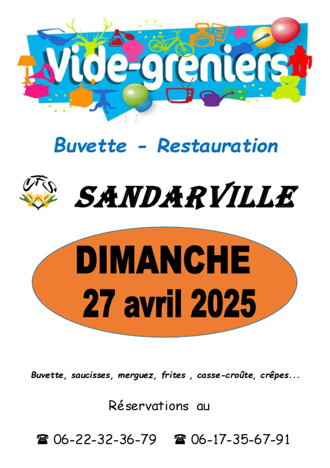 SANDARVILLE - Vide-greniers