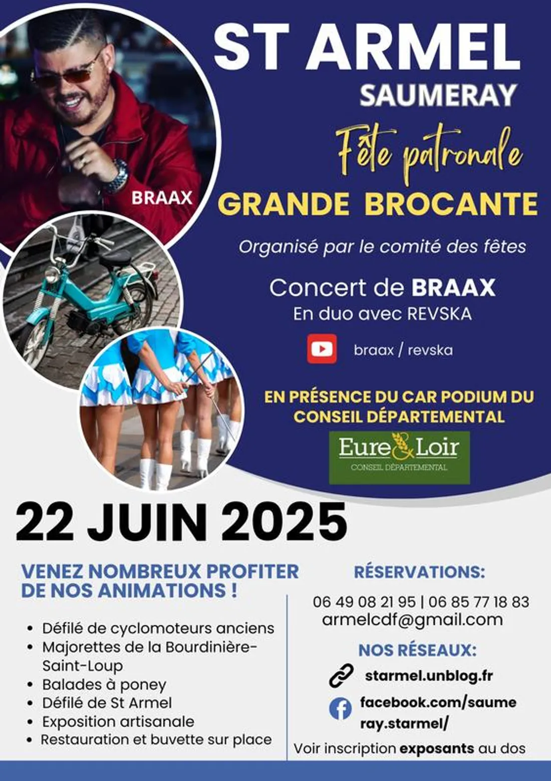 SAUMERAY - Fête patronale : Brocante de la Saint Arrmel