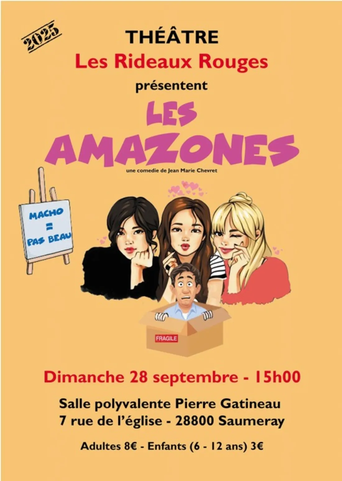 SAUMERAY - Théâtre : Les Amazones