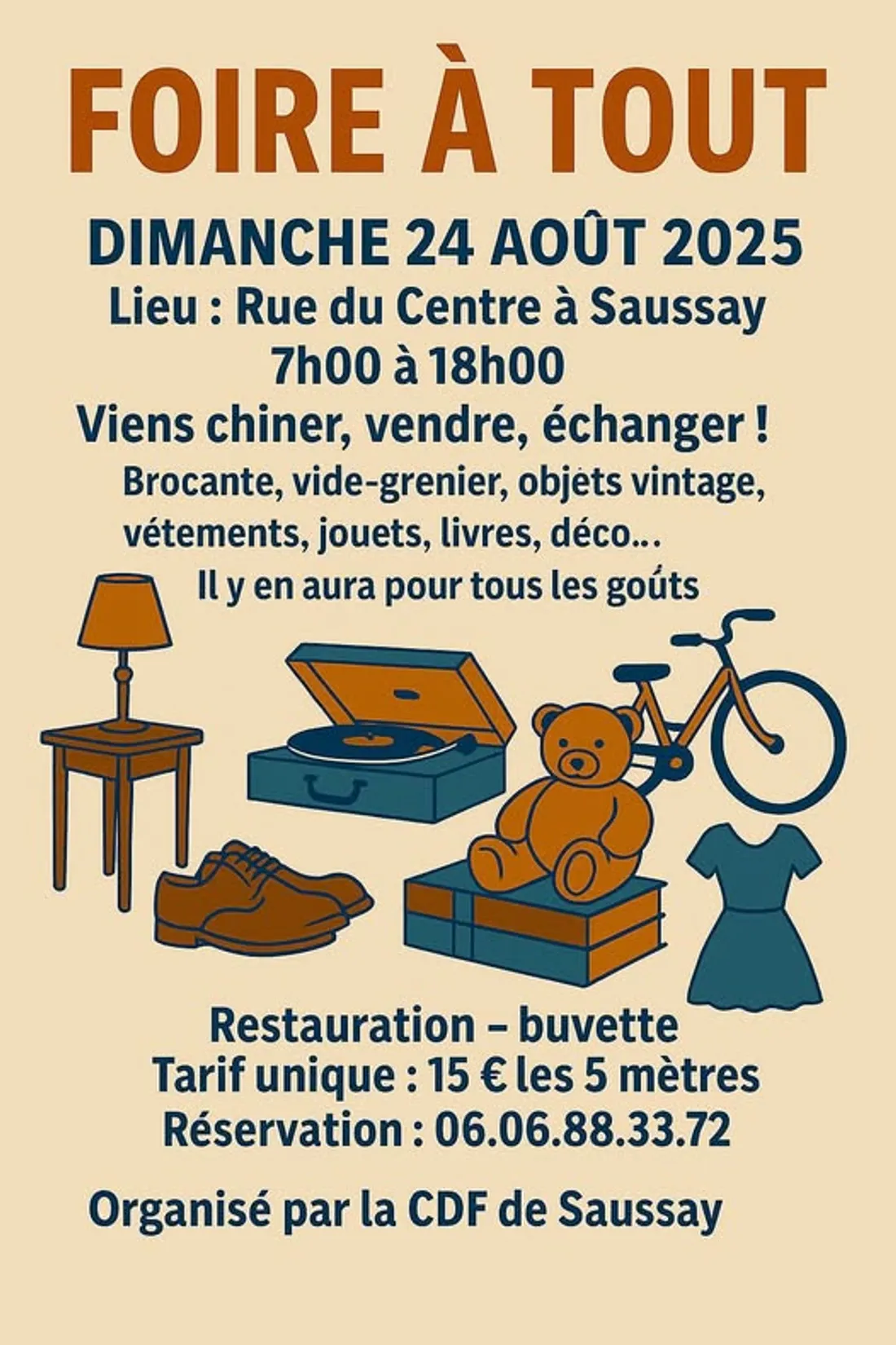 SAUSSAY - Foire à tout du comité des fêtes