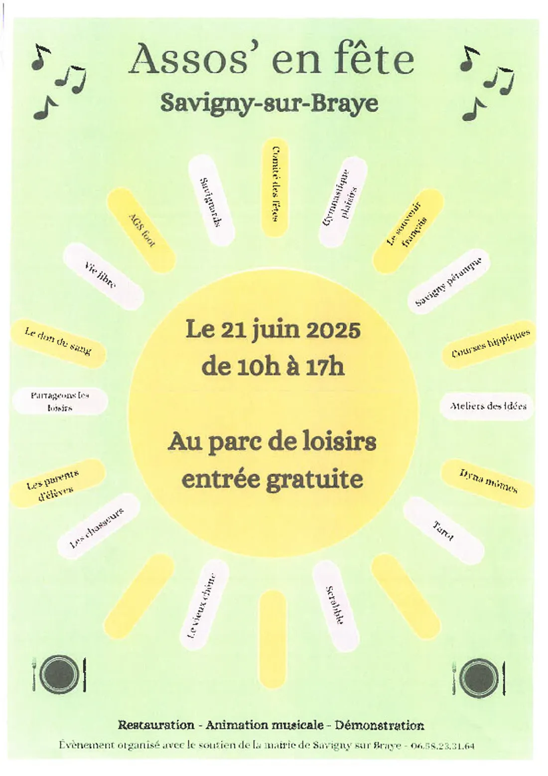 SAVIGNY-SUR-BRAYE (41) - Assos' en fête