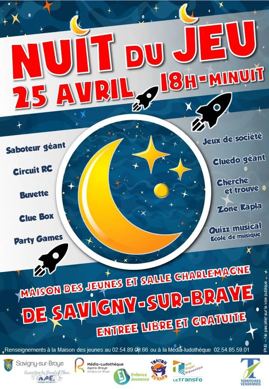 SAVIGNY-SUR-BRAYE (41) - Nuit du jeu