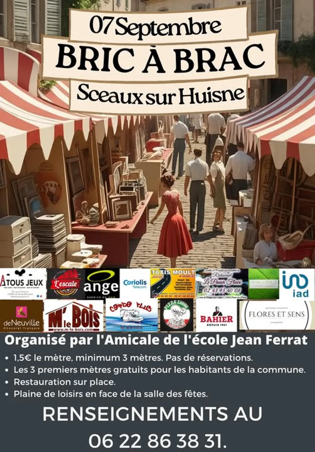 SCEAUX-SUR-HUISNE (72) - Bric-à-brac de l'Amicale de l'école