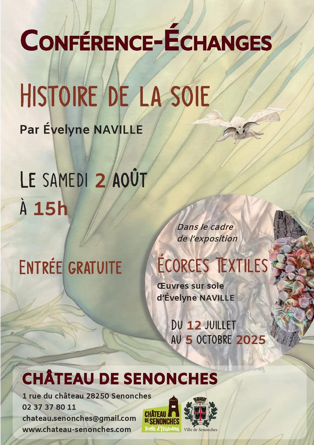 SENONCHES - Conférence : histoire de la soie