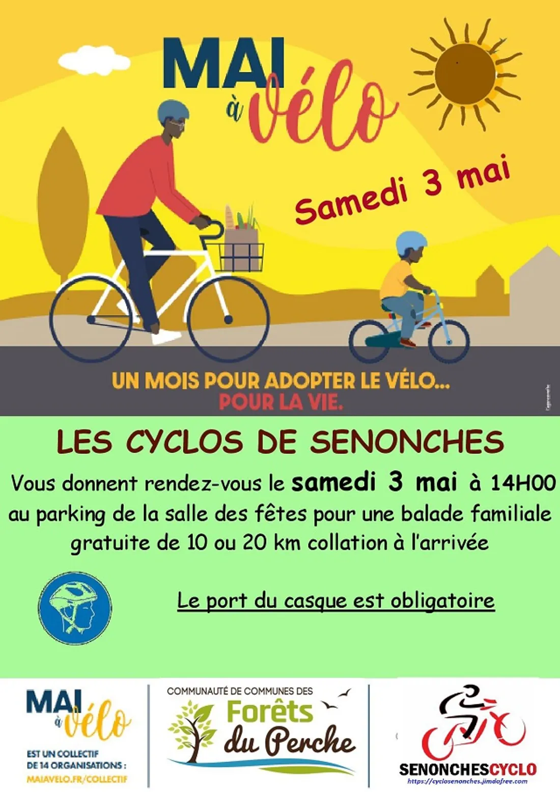 SENONCHES - Mai à vélo avec les cyclos de Senonches
