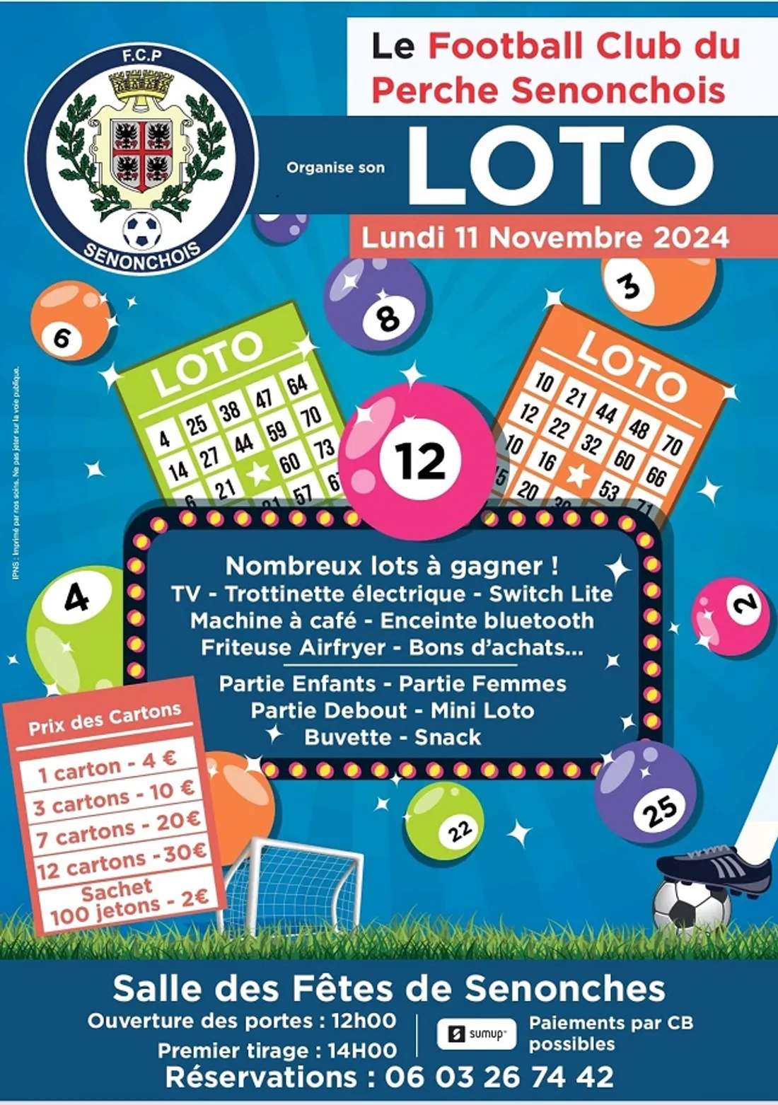 SENONCHES - Loto du Football Club