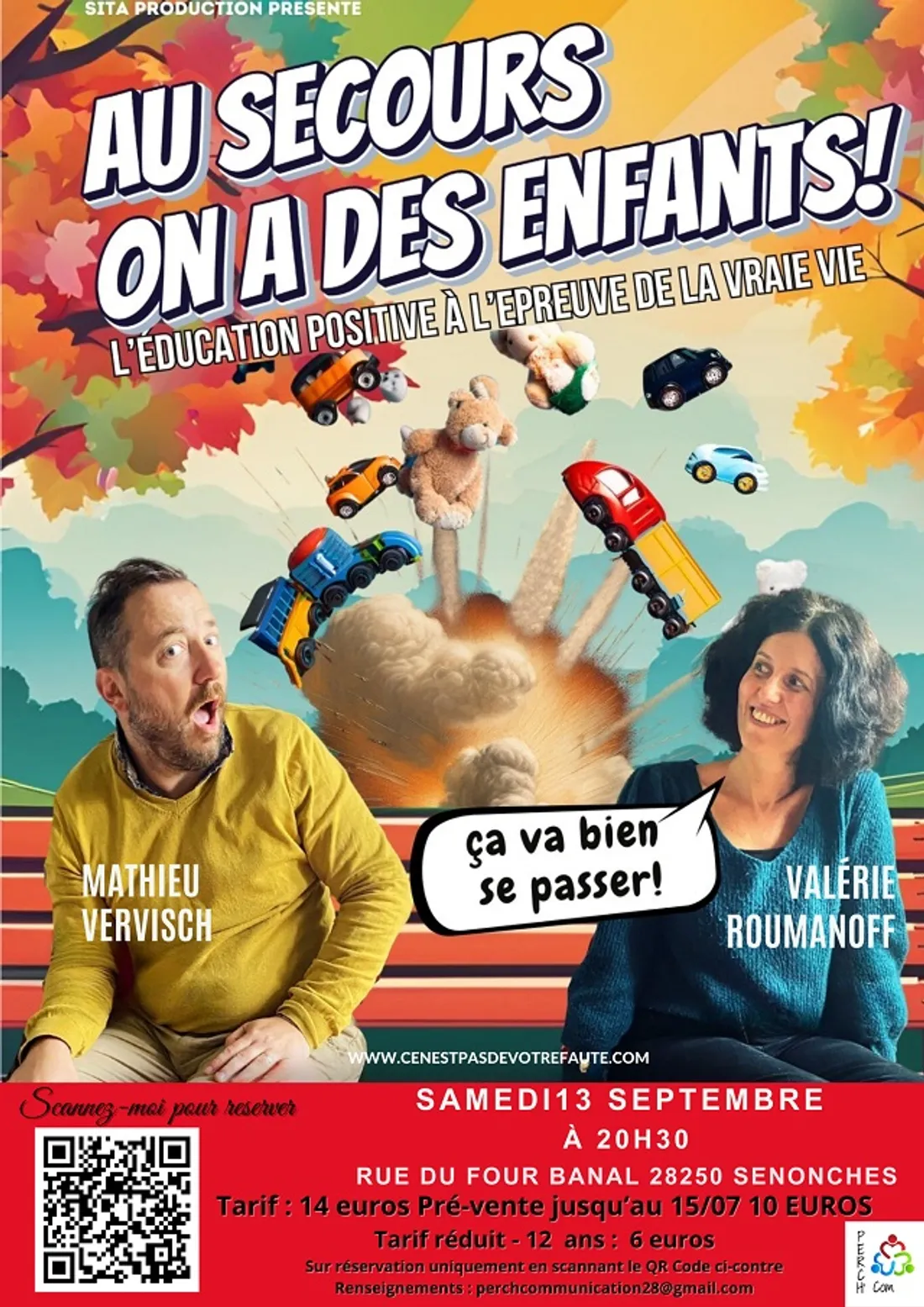 SENONCHES - Théâtre : Au secours, on a des enfants !