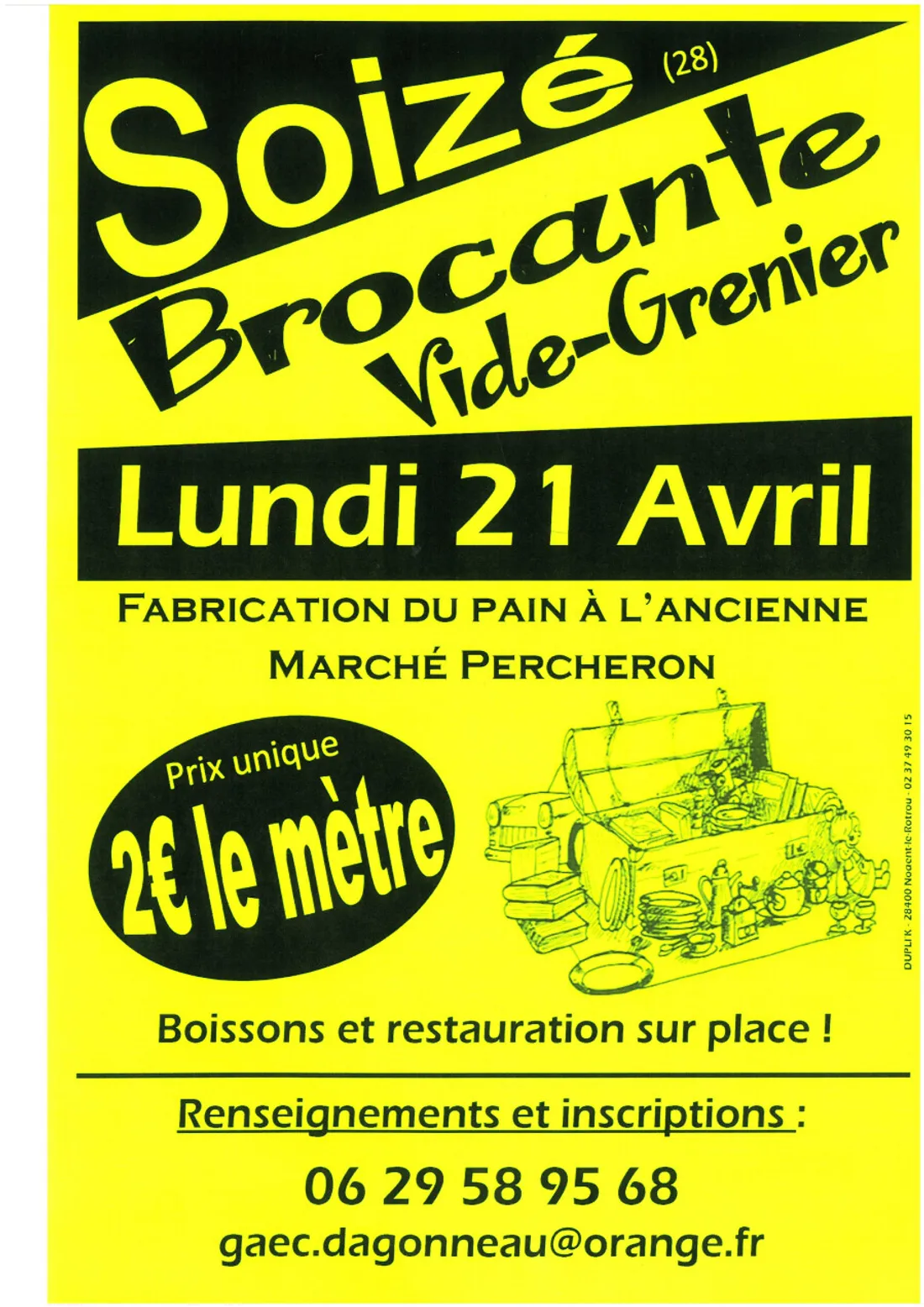 SOIZÉ - Brocante vide-greniers