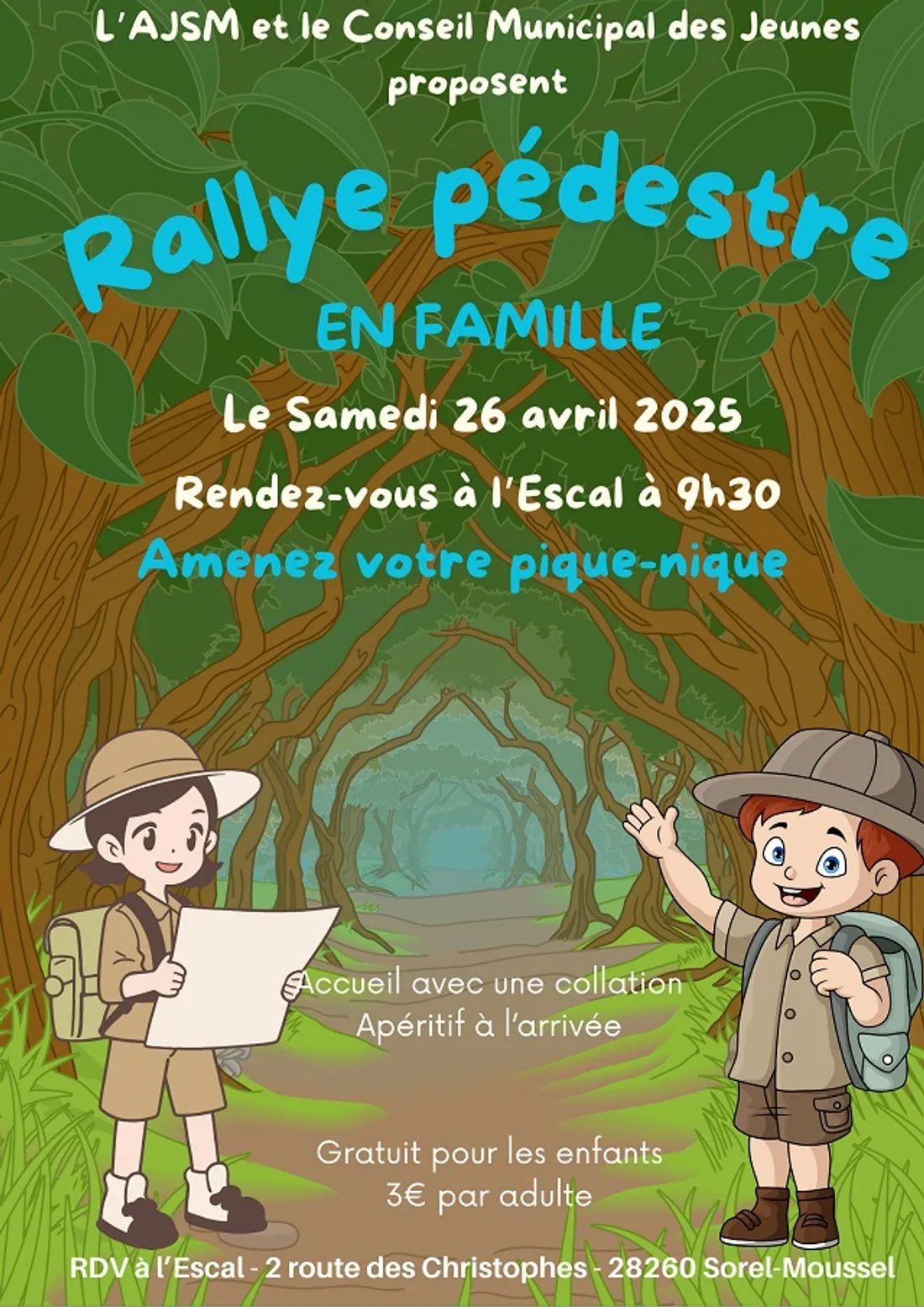 SOREL-MOUSSEL - Rallye pédestre en famille