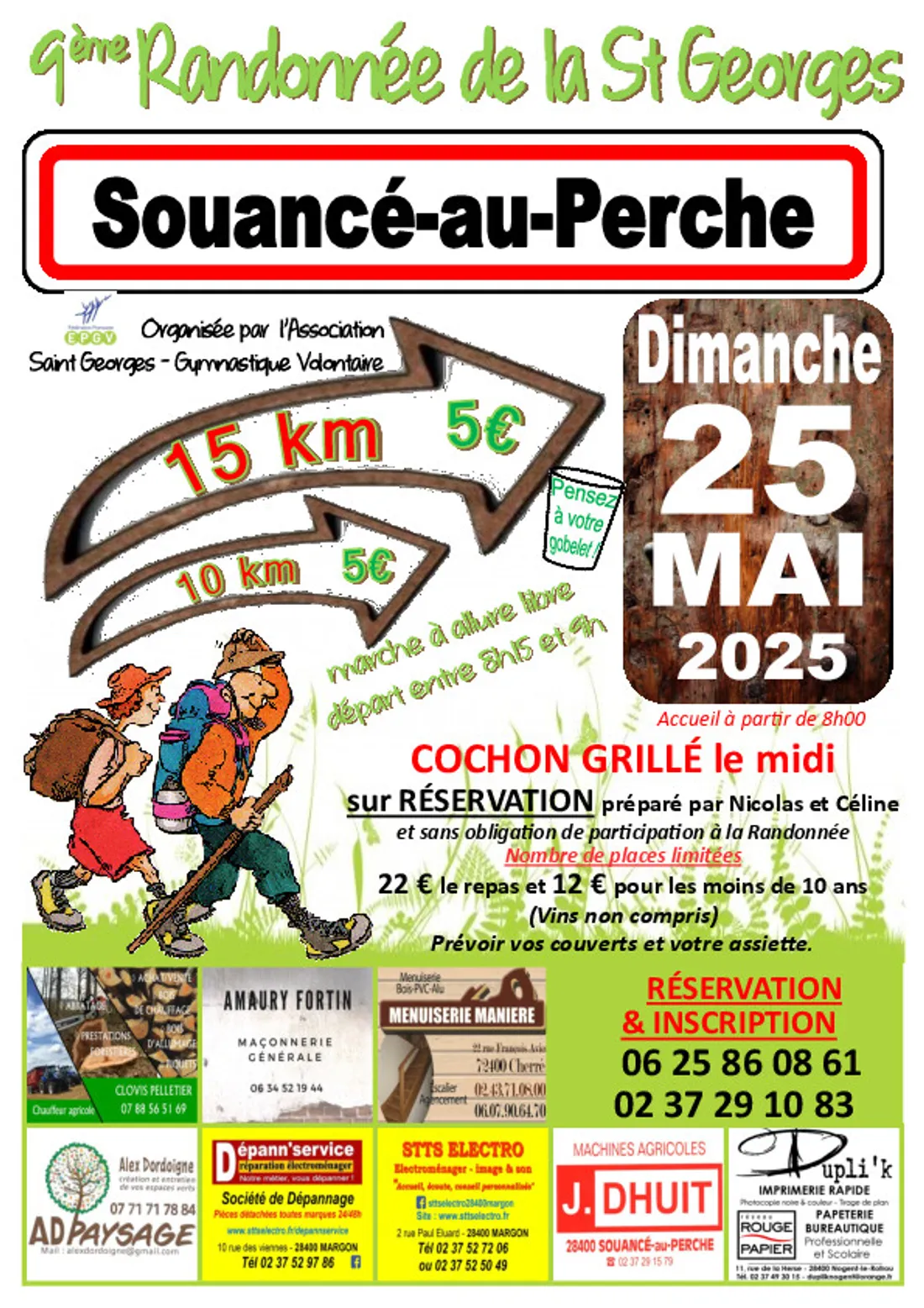 SOUANCÉ-AU-PERCHE - 9e randonnée de la Saint-Georges