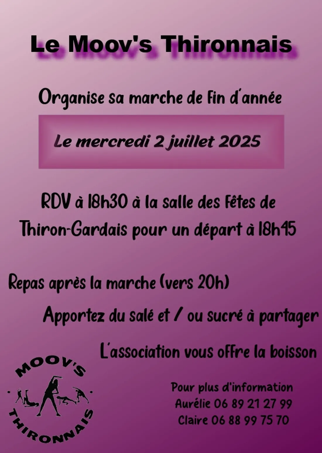 THIRON-GARDAIS - Marche du Moov's Thironnais