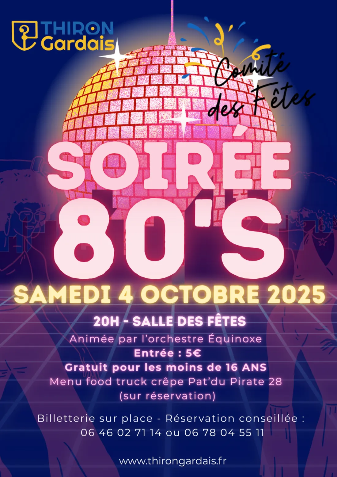 THIRON-GARDAIS - Soirée 80's du comité des fêtes