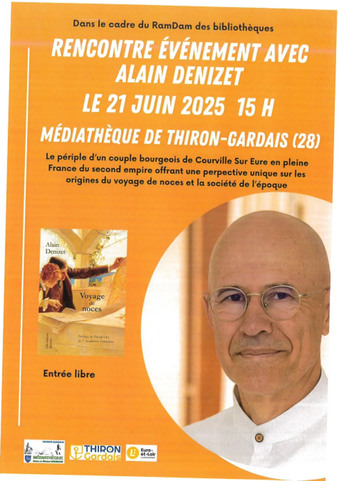 THIRON-GARDAIS - Rencontre avec Alain Denizet
