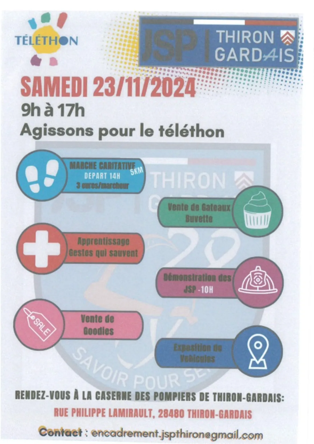 THIRON-GARDAIS - Agissons pour le Téléthon